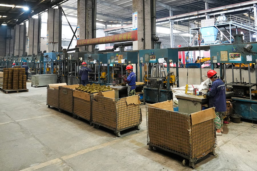 Linie zur Herstellung von beschichteten Sandkernen